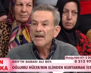 Arif’in babası Ali Bey’den şoke eden iddialar