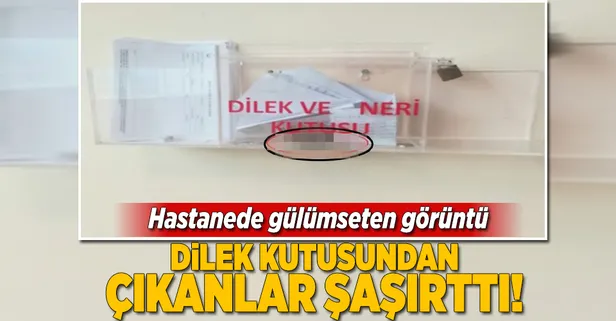 Hastanede gülümseten görüntü