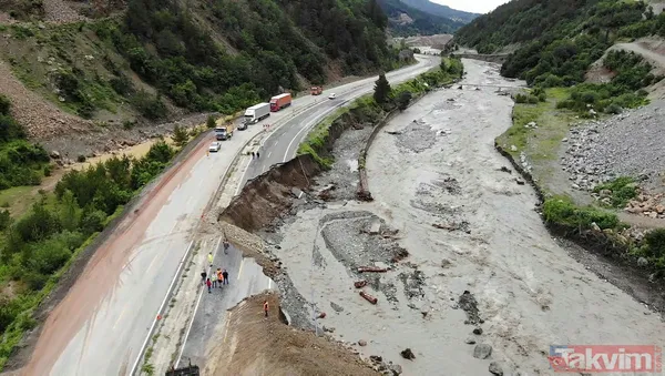 AFAD'dan Kastamonu ve Düzce'de meydana gelen sele dair son detaylar aktarılarak 7 bölge için yeni uyarı - 27