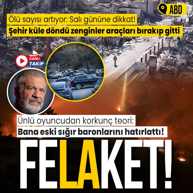 Los Angeles’ta 6 ayrı noktada binlerce dönüm alan yandı: 24 kişi hayatını kaybetti! Yangın nasıl başladı? Yılbaşı gecesi iddiası