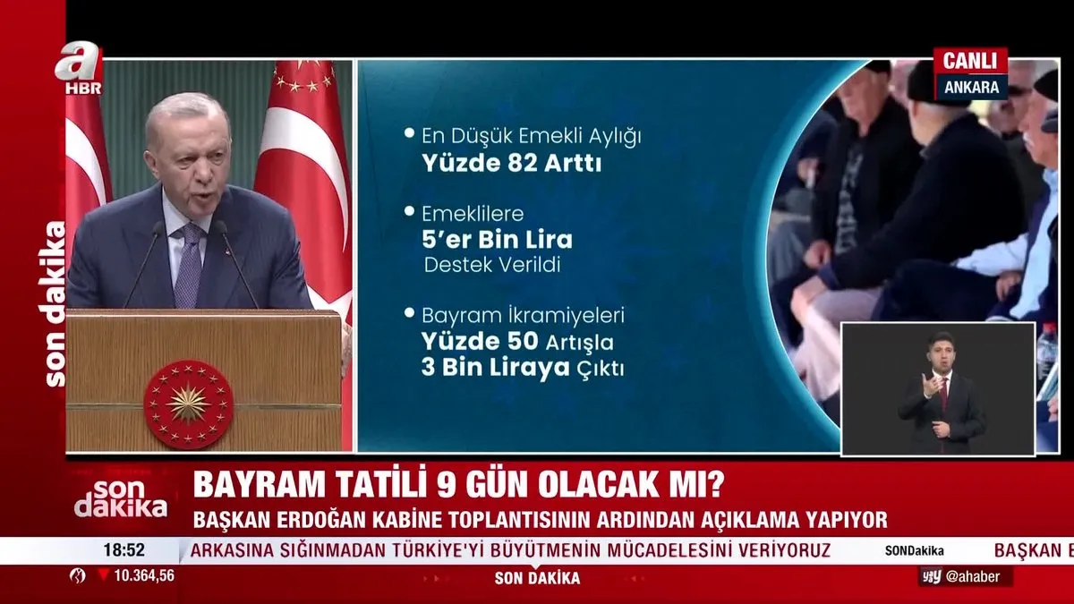 İkramiye ne zaman yatacak? Başkan Erdoğan açıkladı!