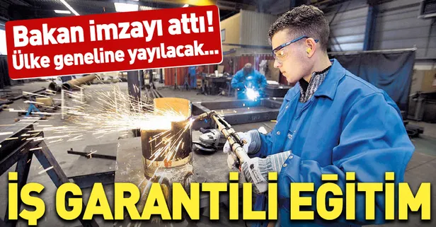 Öğrencilere iş garantili eğitim
