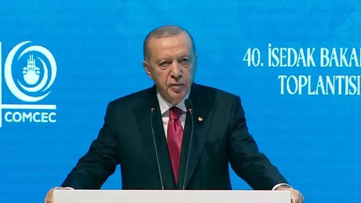 Başkan Erdoğan 40. İSEDAK Toplantısı Açılış Programı'nda konuştu!