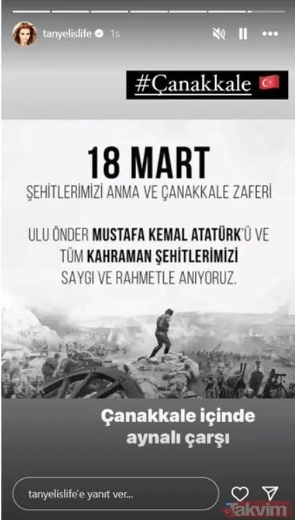 18 Mart Çanakkale Zaferi paylaşımları! Ünlüler art arda yayınladı: Müge Anlı’dan Demet Şener’e, Sinan Akçıl’dan Ebru Gündeş’e... - 6