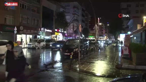 İstanbul’da kısa süreli sağanak yağış etkili oldu