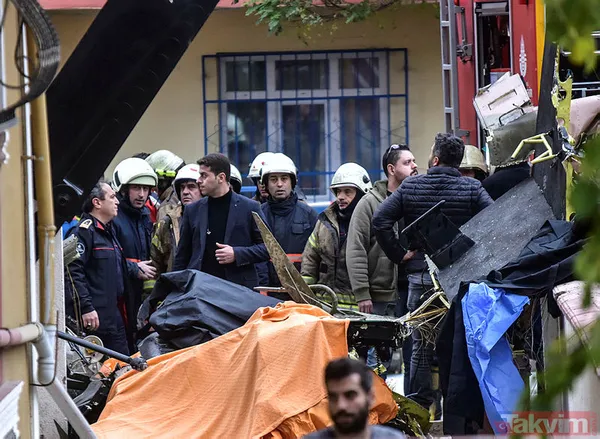 İstanbul Sancaktepe'de düşen askeri helikopterden ilk görüntüler - 43