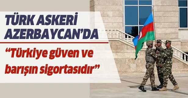 Türk askeri Azerbaycan’da! ’Türkiye bölgesel ve küresel ölçekte güven ve barışın sigortasıdır’