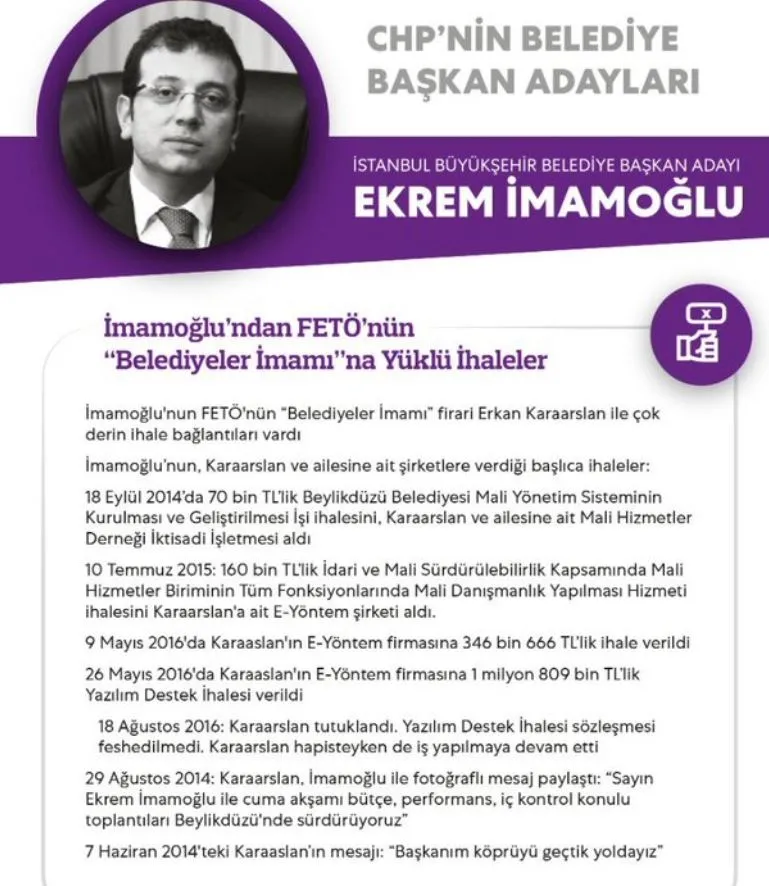 CHP'nin İstanbul adayı Ekrem İmamoğlu kimdir? İşte Beton Ekrem'in FETÖ'ye verdiği ihaleler - 2