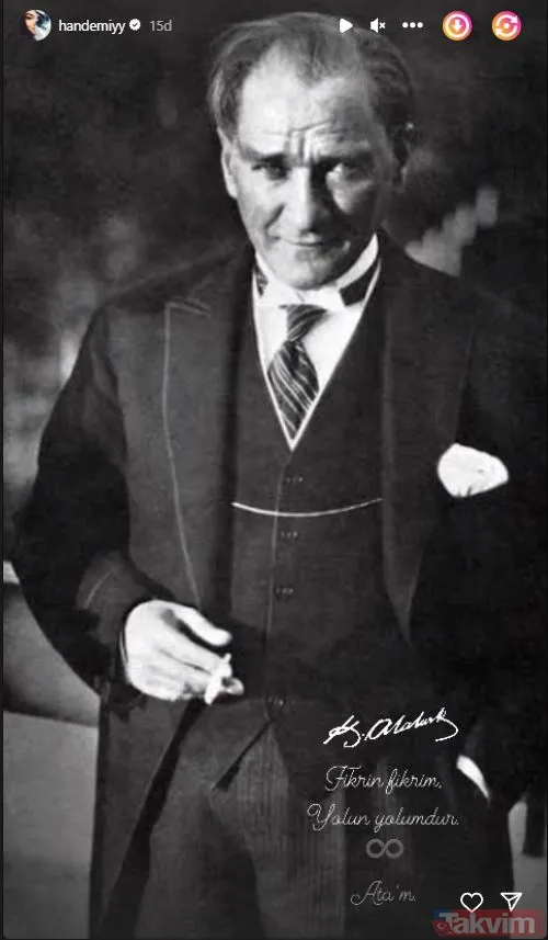 Ünlüler 10 Kasım’da Mustafa Kemal Atatürk'ü böyle andı: 85 yıl önce sadece bedenini toprağa koyduk! Müge Anlı, Esra Erol, Seda Sayan... - 24