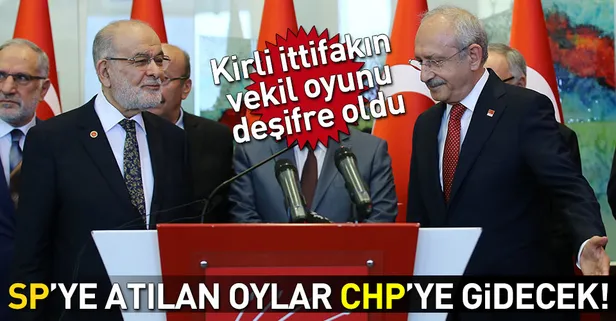 SP’ye atılan oylar CHP’ye gidecek