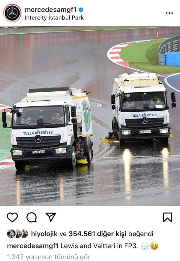 Formula 1'de yarışan Mercedes takımının paylaştığı o karenin hikayesini Tuzla Belediye Başkanı Dr. Şadi Yazıcı anlattı-3