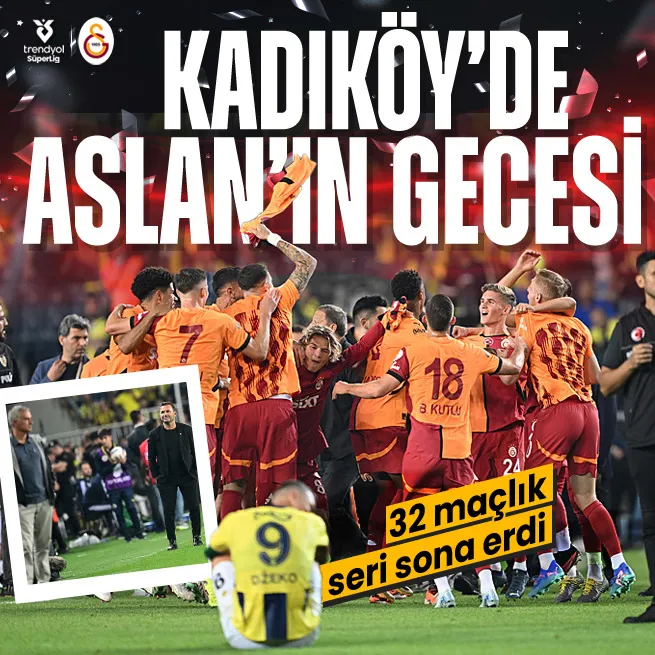 Dev derbi Cimbom’un! Galatasaray Süper Lig’de Fenerbahçe’yi 3-1 yendi