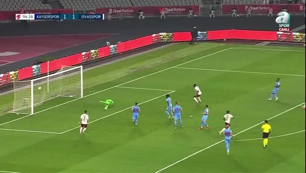 Kayserispor 1-2 Sivasspor (GOL: Gradel)