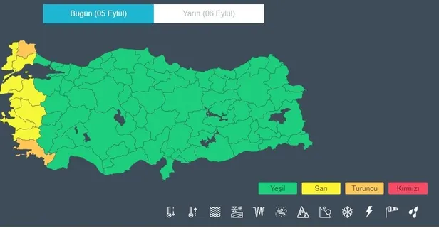 9-11 Eylül'e dikkat! 07.00'de başlıyor! Tüm Türkiye'yi saracak! İstanbul, Çanakkale, Balıkesir, Tekirdağ, Edirne, Sivas, Samsun, Artvin, Rize, Kocaeli...