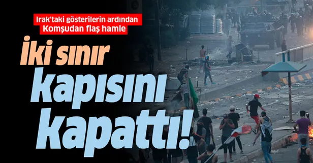 İran, Irak'la arasındaki iki sınır kapısını kapattı!