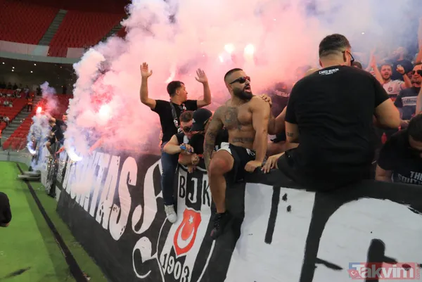 Beşiktaş Tirana maçında olay! Ceza tehlikesi var - 5