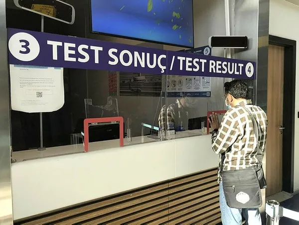 Hastane değil havalimanı! İstanbul Havalimanı Kovid-19 test merkezinden 141 bin 811 yolcu hizmet aldı-1