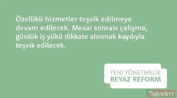 Sağlık Bakanı Fahrettin Koca yeni düzenlemeyi duyurdu: Performans Sistemi'nin fişi çekildi! Beyaz Reform devrede - 17