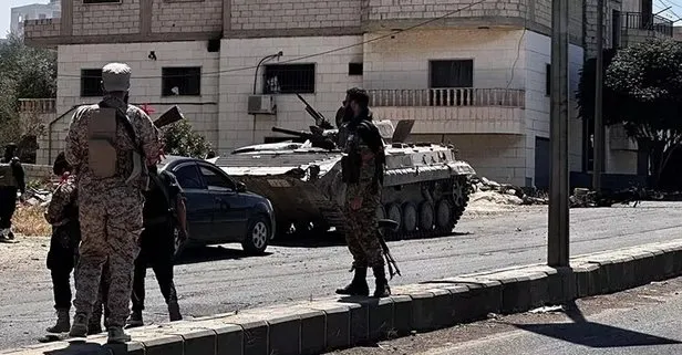 Dürziler Şam'a biat etti! Suriye ordusu tank, top, tüfekle Süveyda'ya girdi: Terör devleti İsrail'den hava saldırısı | Türkiye'den sert tepki