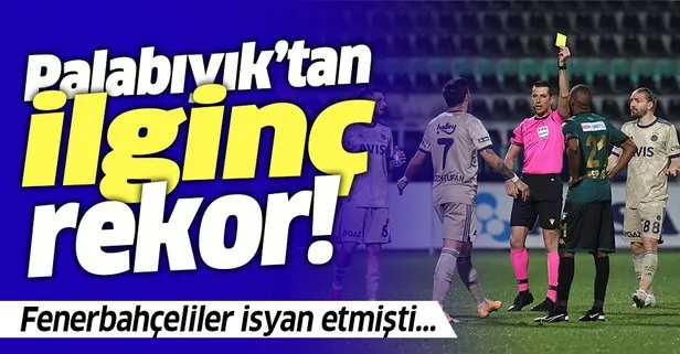 Fenerbahçelileri isyan ettiren Ali Palabıyık’tan ilginç rekor!