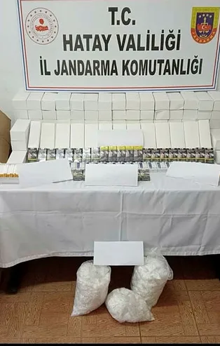 Hatay’da kaçak sigara, tütün ve makaron operasyonu