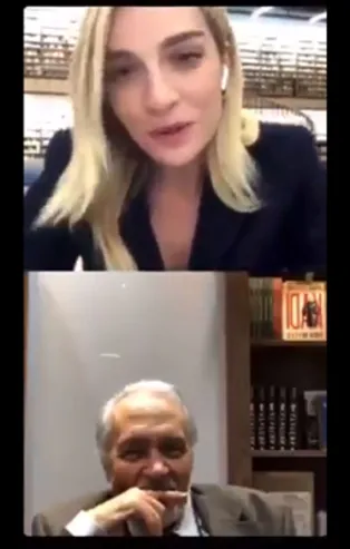 Tarihçi İlber Ortaylı'nın evli olan Cansu Canan Özgen'e sarf ettiği çirkin sözler gündem oldu: Maşallah şuna bak