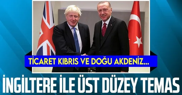 Son dakika! Başkan Erdoğan, İngiltere Başbakanı Boris Johnson ile görüştü