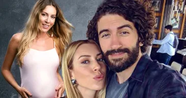 Sinem Kobalın kardeşi Kerem paylaştı! Sinem Kobal ve Kenan İmirzalıoğlunun kızı Lalin suda dünyaya geldi...