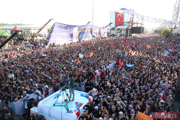 Başkan Erdoğan Tekirdağ'daki coşkulu kalabalıkla bir araya geldi! "Tekirdağ'ı 14 Mayıs akşamı daha çok seveceğiz" - 9