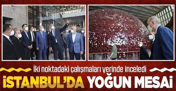 Son dakika: Başkan Erdoğan’dan Atatürk Kültür Merkezi ve Rami Kışlası’nda inceleme