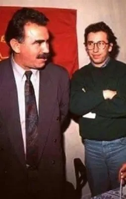 Can Dündar elebaşı Öcalan'la yan yana