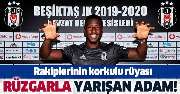 Rüzgarla yarışan adam