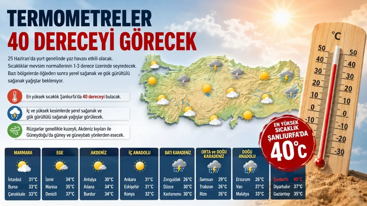 Avrupa'dan Afrika sıcağı geliyor: Meteoroloji'den 40 derece uyarısı-2