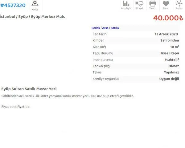 İstanbul’da 2 milyon liraya mezar yeri! Mezarlıklar internette karaborsaya düştü-10