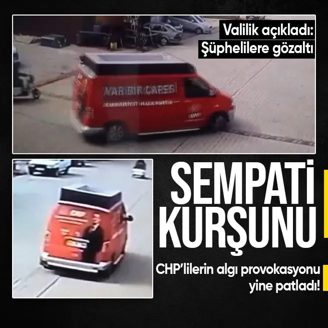 Kuru sıkı silah provokasyonu! Konyada CHP aracına saldırı iddialarına Valilikten açıklama: Şüpheliler gözaltına alındı