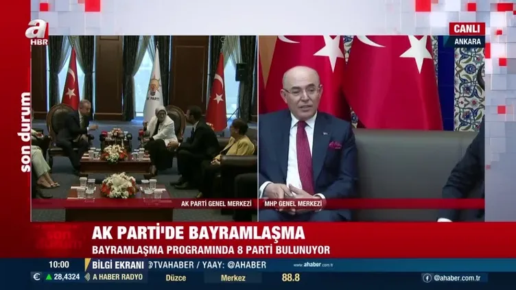 AK Parti’de bayramlaşma