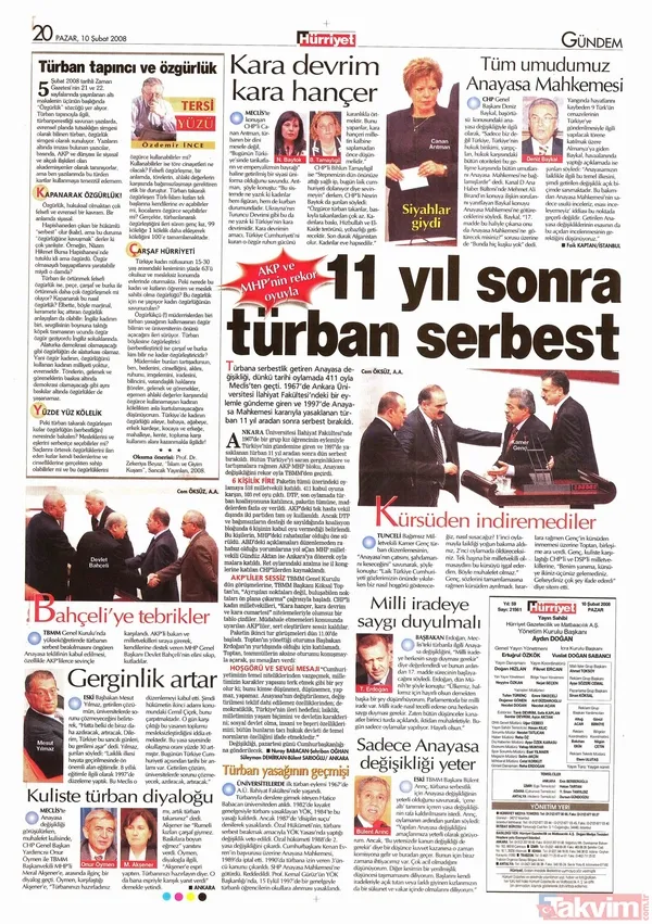 Bu günlere kolay gelinmedi! İşte 2008'de başörtüsüne karşı atılan utanç manşetleri - 24