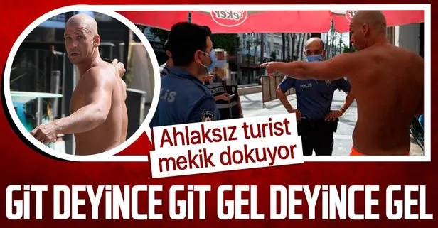 Antalya’da polise ahlaksız ifadeler kullanan İngiliz turist yeniden gözaltına alındı!