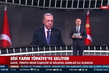 Sisi yarın Türkiye'de!