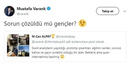 Sanayi ve Teknoloji Bakanı Varank gençlerin imdadına yetişti-2