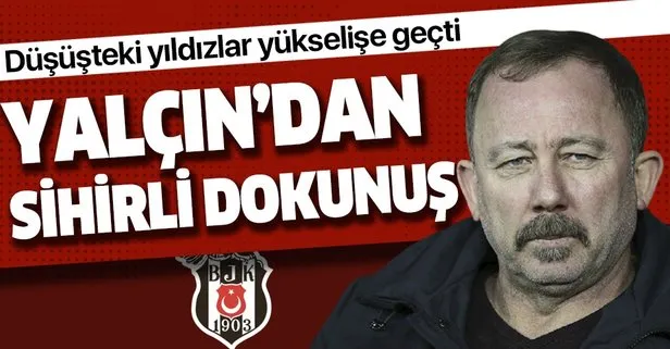 Beşiktaş’ta düşüşteki yıldızlar Sergen Yalçın’la yükselişe geçti! 10 numara dokunuş