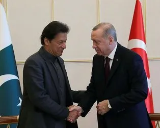Başkan Erdoğan, Cenevrede Pakistan Başbakanı Khan ile görüştü