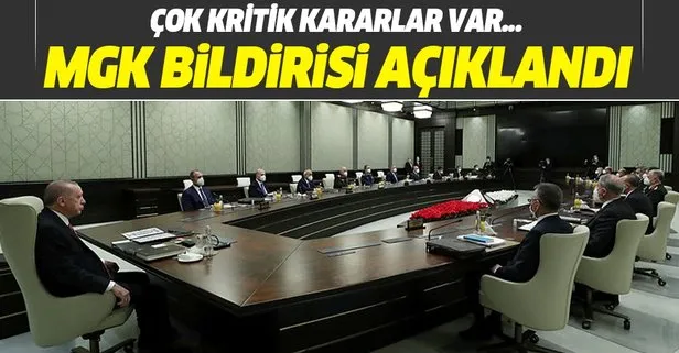 MGK Bildirisi açıklandı