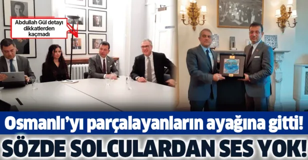 İBB Başkanı Ekrem İmamoğlu’ndan Sykes Picot ve Sevr’in mimarı Chatham House’a ziyaret