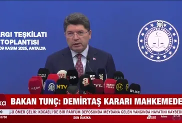 Adalet Bakanı'ndan Demirtaş açıklaması!