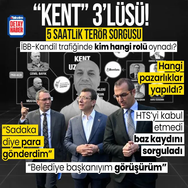 Kandil Uzlaşısında ifadeler alındı! Ekrem İmamoğlu, Mahir Polat ve Resul Emrah Şahan... Firari Azad Barışla ne görüştüler?