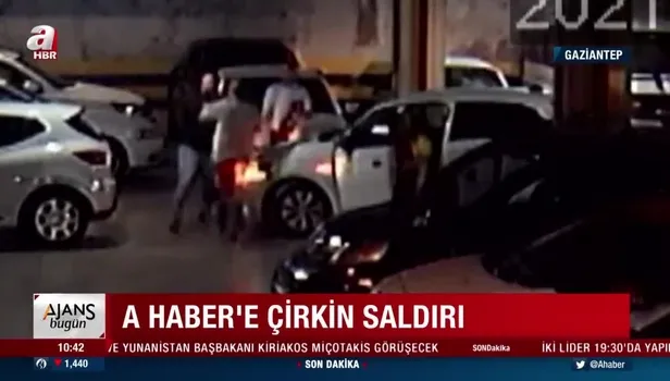 A Haber muhabiri Mehmet Geçgel'e otoparkta saldırı anı anbean kamerada! Boğazını sıkıp nefessiz bıraktı...