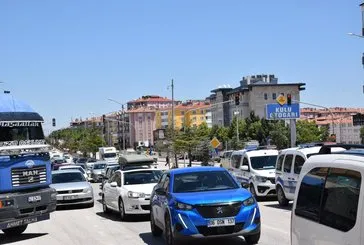 Konya-Ankara yolunda bayram yoğunluğu artıyor