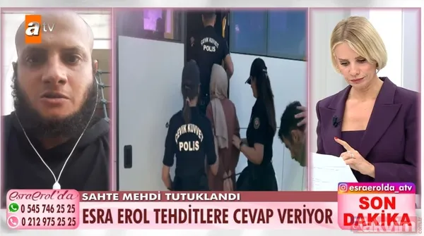 İşte Esra Erol'un tehdit edildiği o görüntüler: "Canını alacağım!" | Sahte mehdinin müridi hakkında suç duyurusunda bulundu - 7