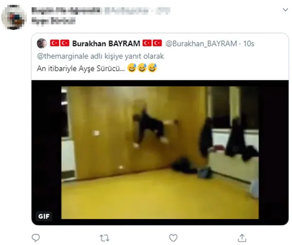 Polis kalkanına kafa atan HDP'li Ayşe Sürücü alay konusu oldu!-1